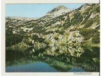 Map Bulgaria Pirin Lake "Eye" and Muratov peak*