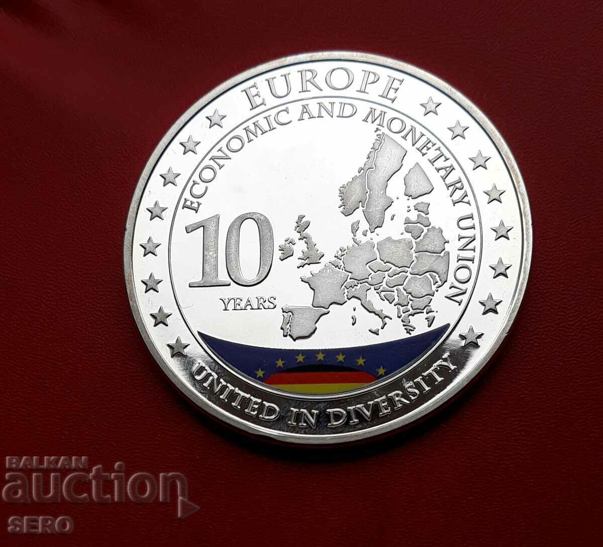 Germania-medalie din seria „10 ani de monedă comună” 2009