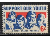 1968. USA. Support our youth - Elks