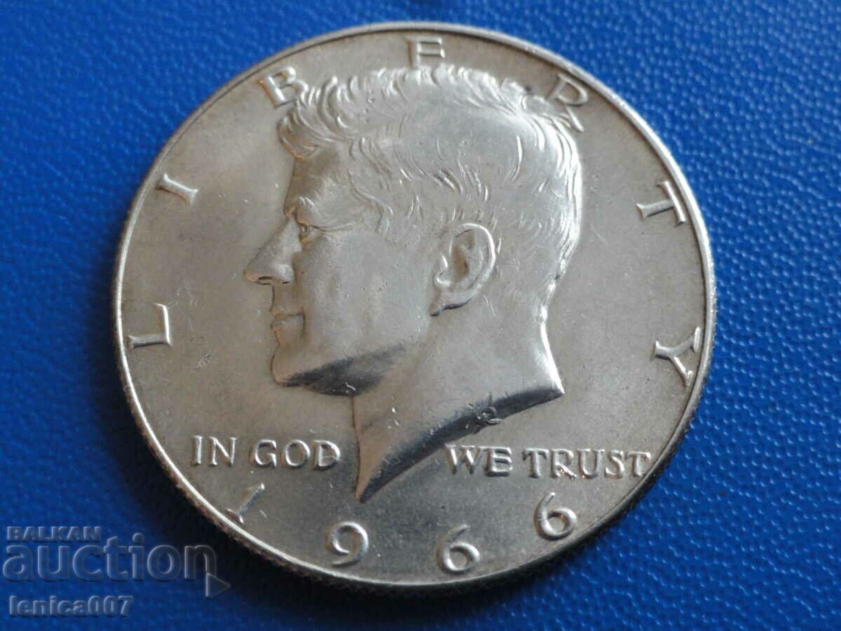 Auction USA 1966 - 1/2 dollar Auction USA 1966 - 1/2 dollar