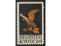 1968. USA. Register and vote.