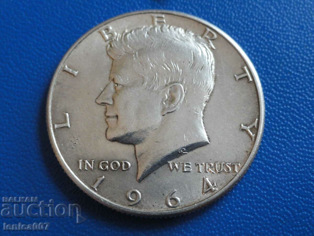 Auction USA 1964 - 1/2 dollar (D) Auction USA 1964 - 1/2 dollar (D)