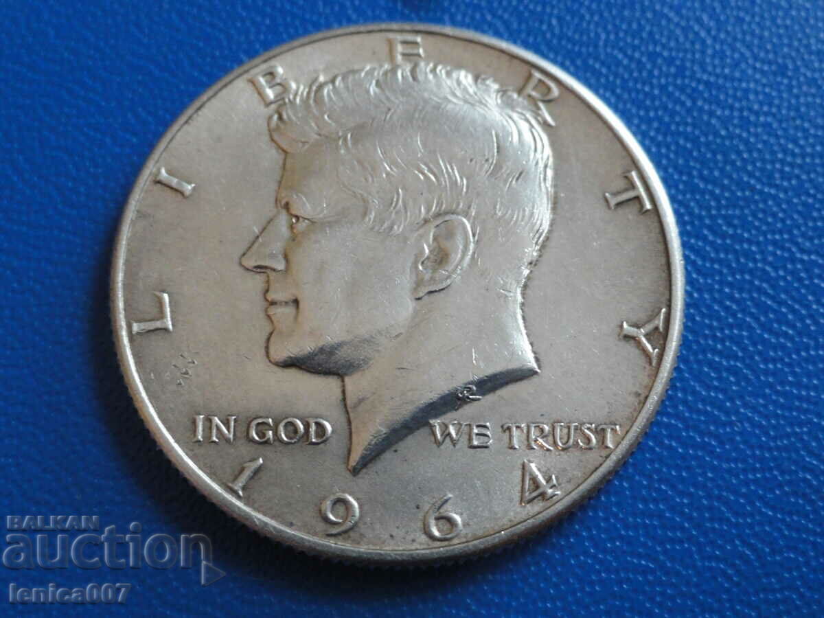 USA 1964 - 1/2 dollar (D)