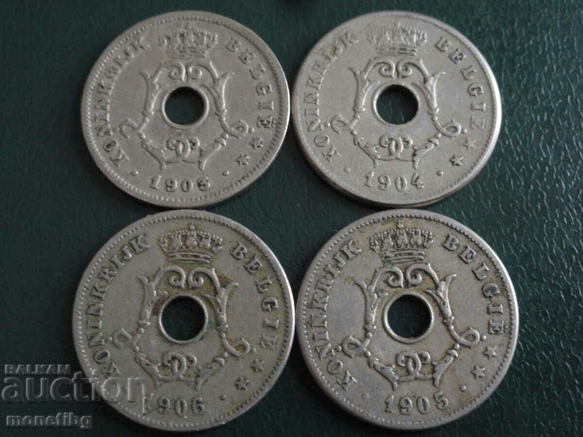 Βέλγιο 1903-04-05-06 - 10 εκατοστά (4 τεμάχια) - 5