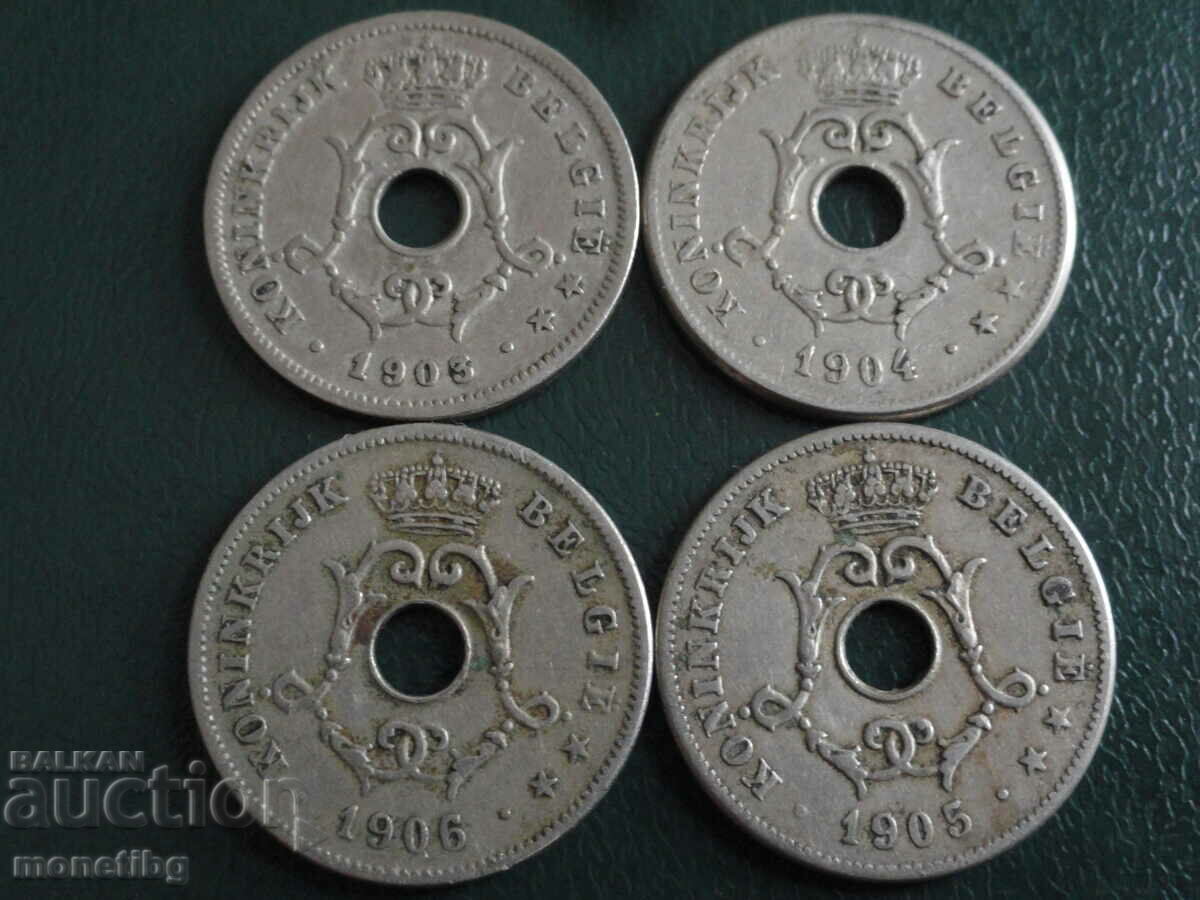 Belgium 1903-04-05-06 - 10 centimes (4 pieces)