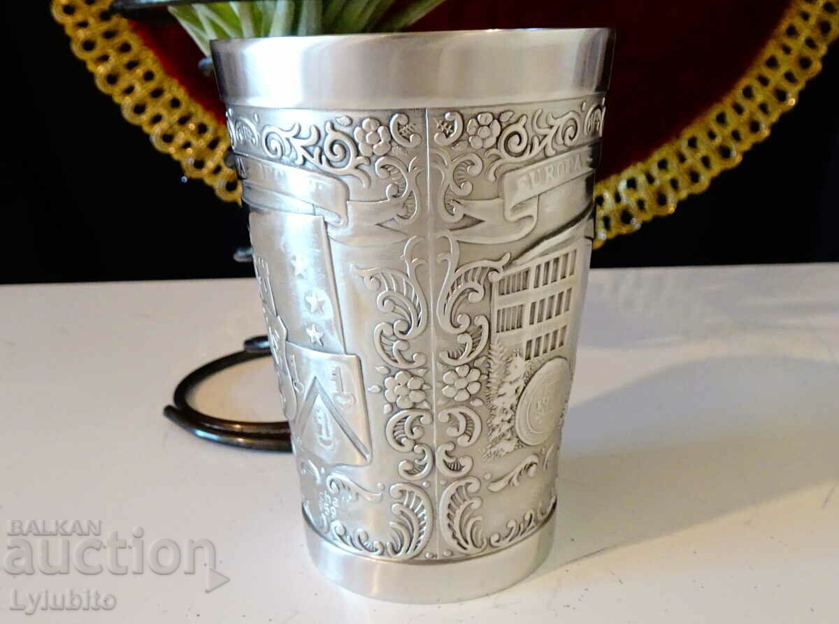 Europa pewter wine glass. - 6