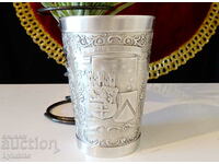 Europa pewter wine glass.