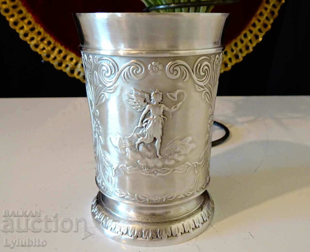 Auction  Tin cup, paintings Lovers, Fortune, Scorpio.