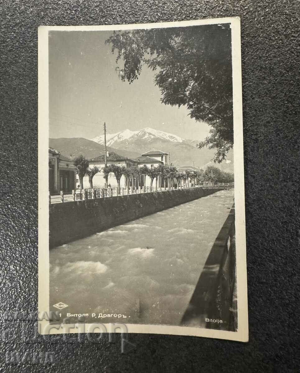 1940 Καρτ ποστάλ Φωτογραφία Paskov View Bitola