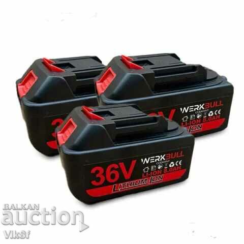 Set 4 în 1 Ferăstrău fără fir 16 cm bară, polizor unghiular 125 MM, - 6