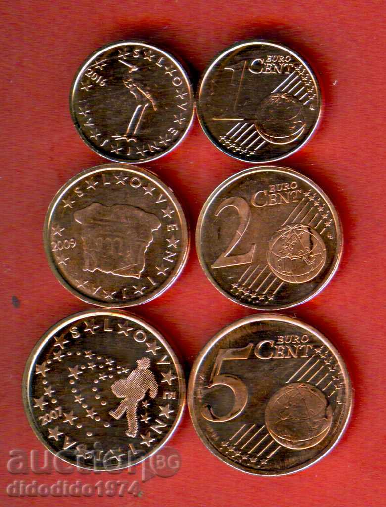 SLOVENIA SLOVENIA - 1 - 2016 2 - 2009 5 - 2007 NOVA UNC