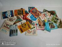 Lot of old calendars from Sotsa calendars from the 80s and 70s 45 pcs