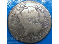 France 1792 30 sols King Louis XVI 9.69g silver