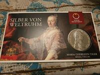 1 Thaler Maria Theresa Silver.