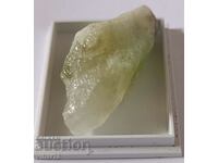 Green calcite stone