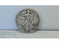 HALF DOLLAR 1943 година СРЕБРО РЯДЪК Б З Ц !!!!