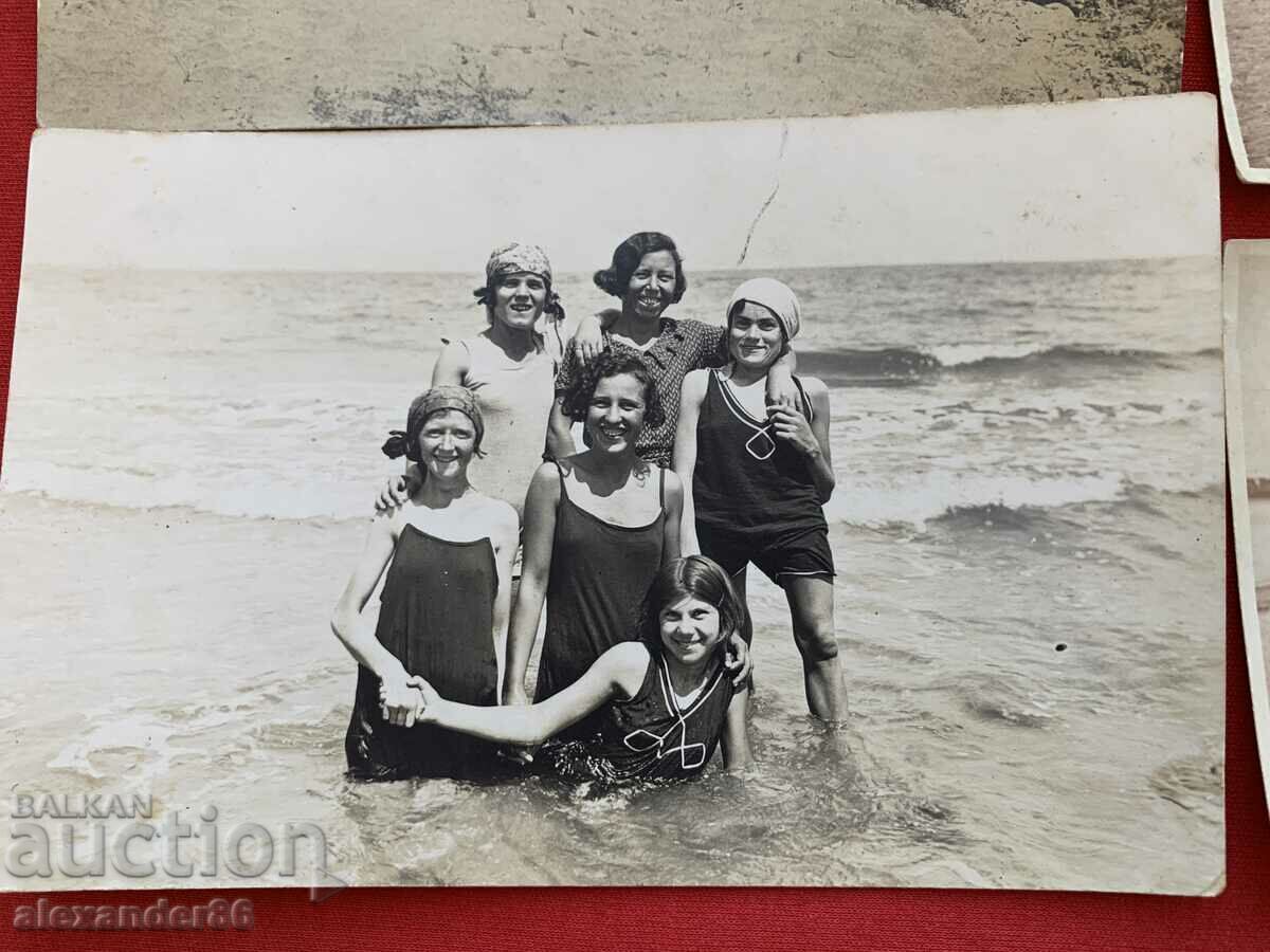 Auction Beach women 1930s four old photos one of Anhialo Auction Beach women 1930s four old photos one of Anhialo