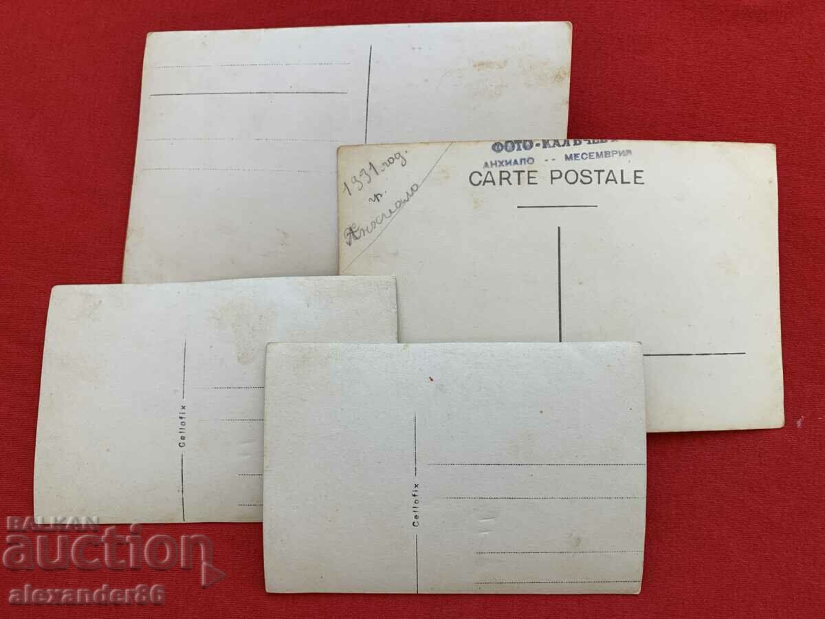 Beach women 1930s four old photos one of Anhialo - 6 Beach women 1930s four old photos one of Anhialo - 6