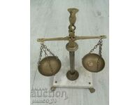 No.*7735 old scale - metal / brass, marble