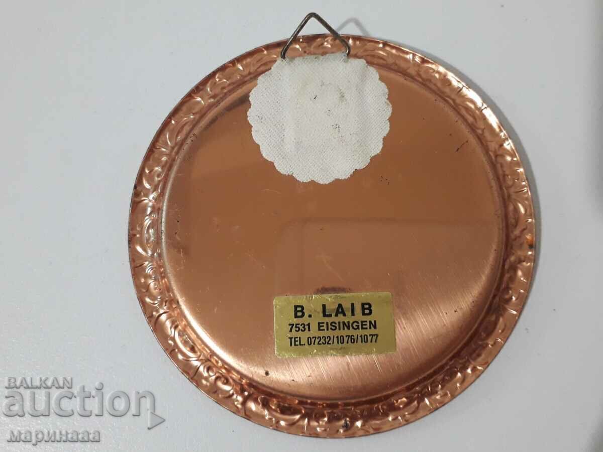 PLATE. COPPER, ZINC. ALPINISM with price 2.00 BGN | € 1.02 PLATE. COPPER, ZINC. ALPINISM with price 2.00 BGN | € 1.02