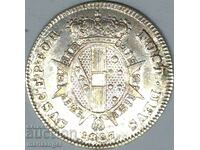 1/2 Paolo 1857 Italy Florence Leopoldo d'Lorena Patina