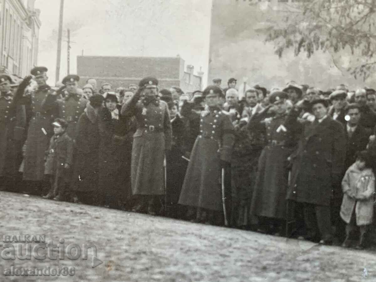 Auction Reserve officers march old photo Auction Reserve officers march old photo