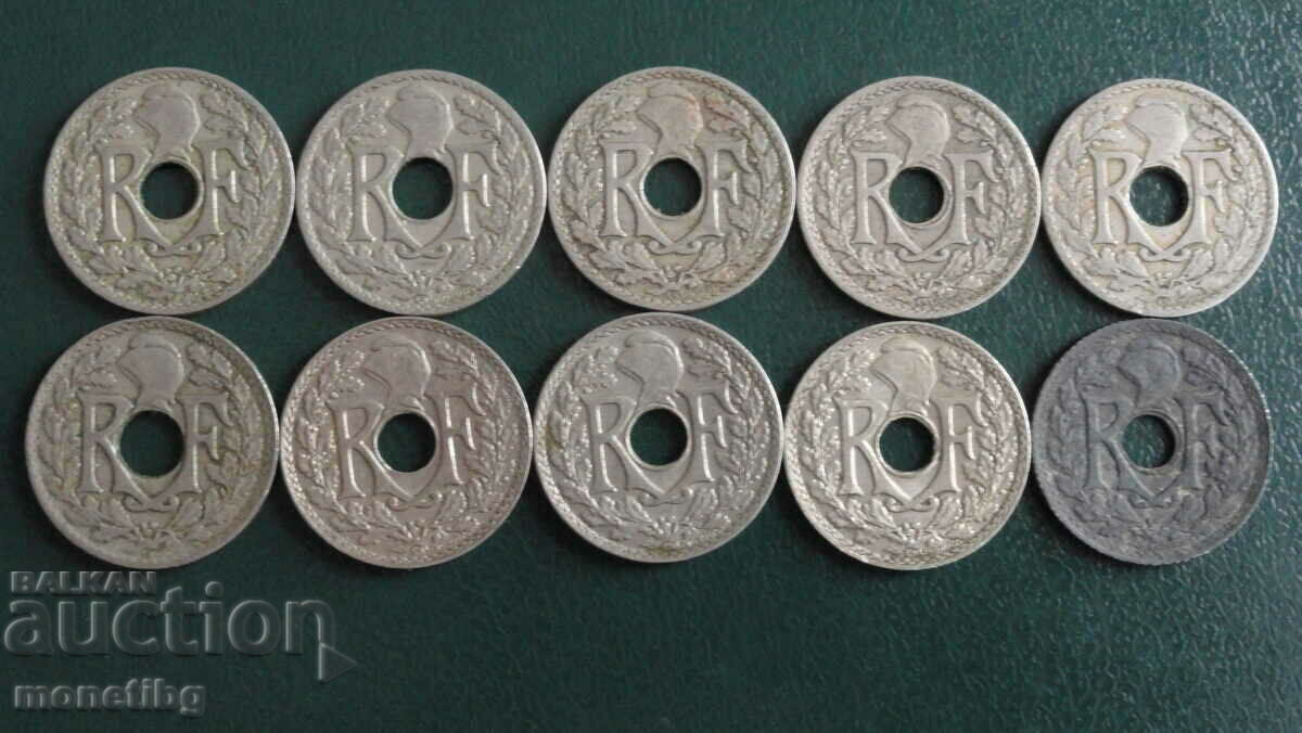 France 1918-41 - 10 centimes (10 pieces) with price 12.60 BGN | € 6.44 France 1918-41 - 10 centimes (10 pieces) with price 12.60 BGN | € 6.44