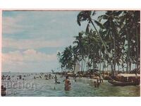 Mail postcard from Jakarta 1960. Excellent, traveled