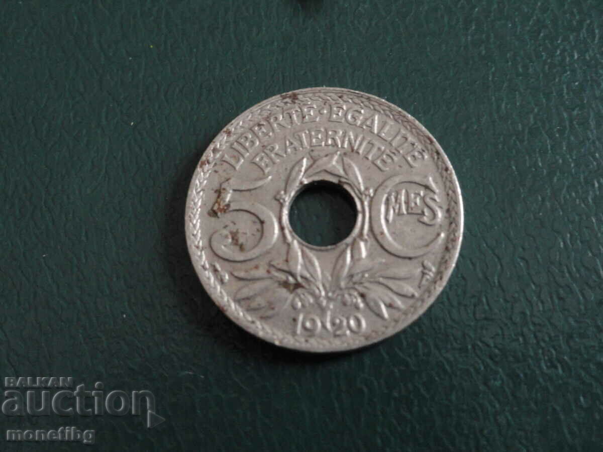 Auction France 1920 - 5 centimeters Auction France 1920 - 5 centimeters