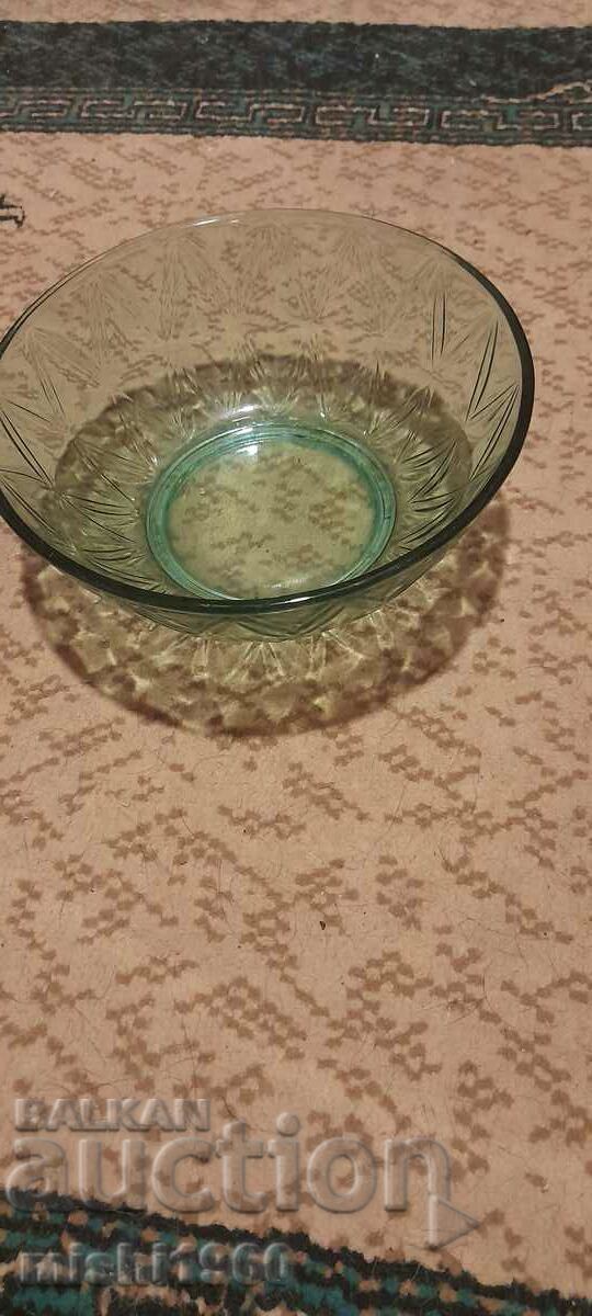 A large glass bowl A large glass bowl