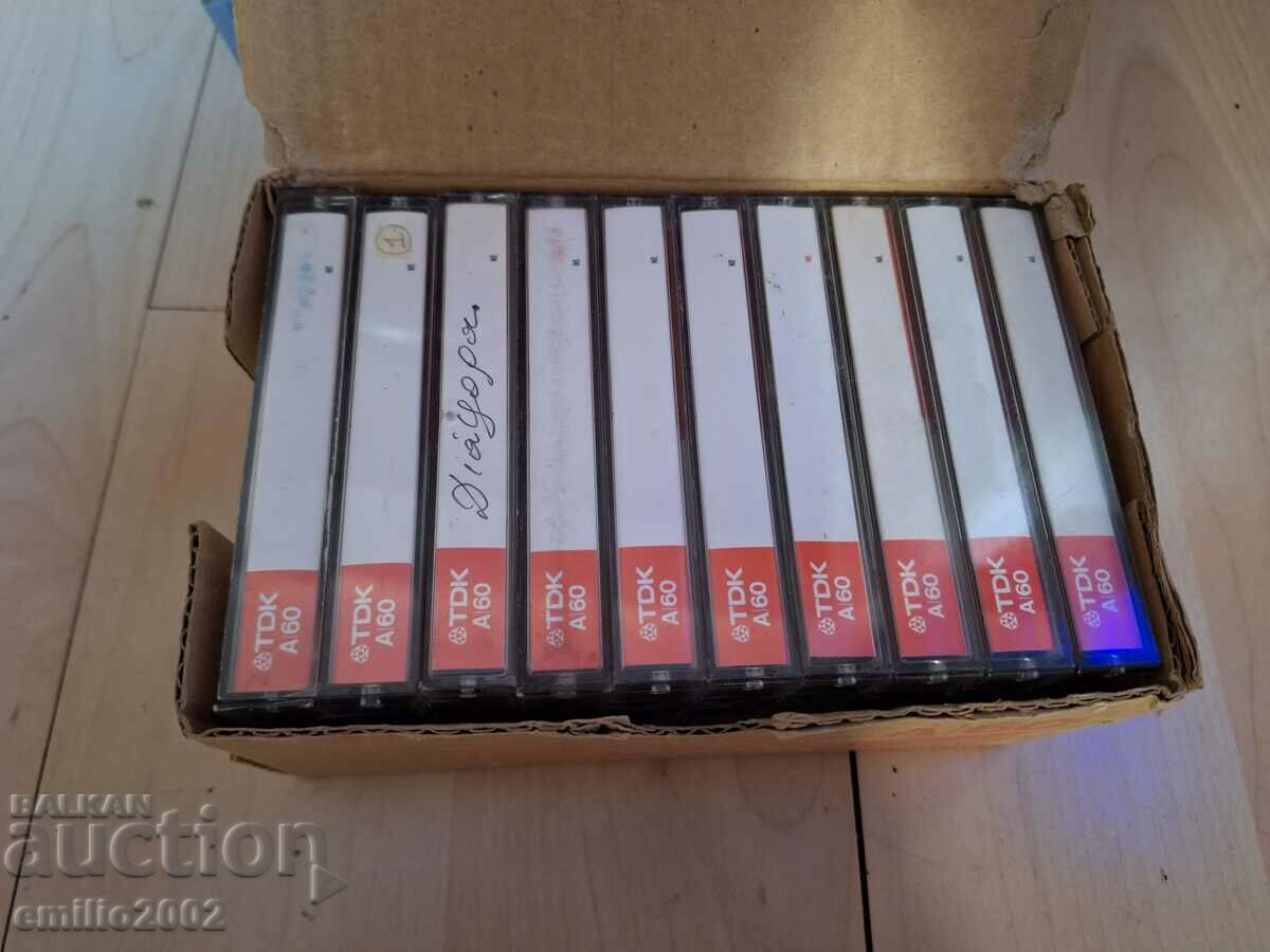 Audio cassettes 10 pcs in a box TDK