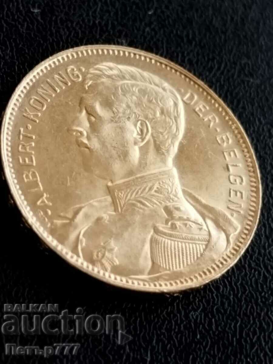 20 gold francs Albert the First