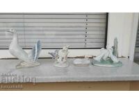 4 pcs. Porcelain Figures Figure