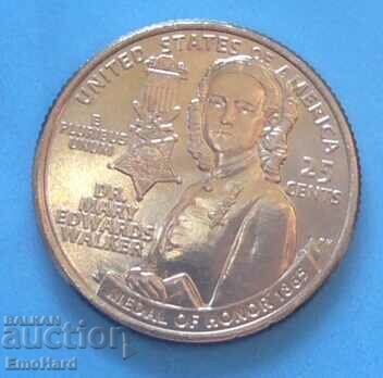 USA Prominent American Women 1/4 Dollar 2024 Dr. Mary Walker P