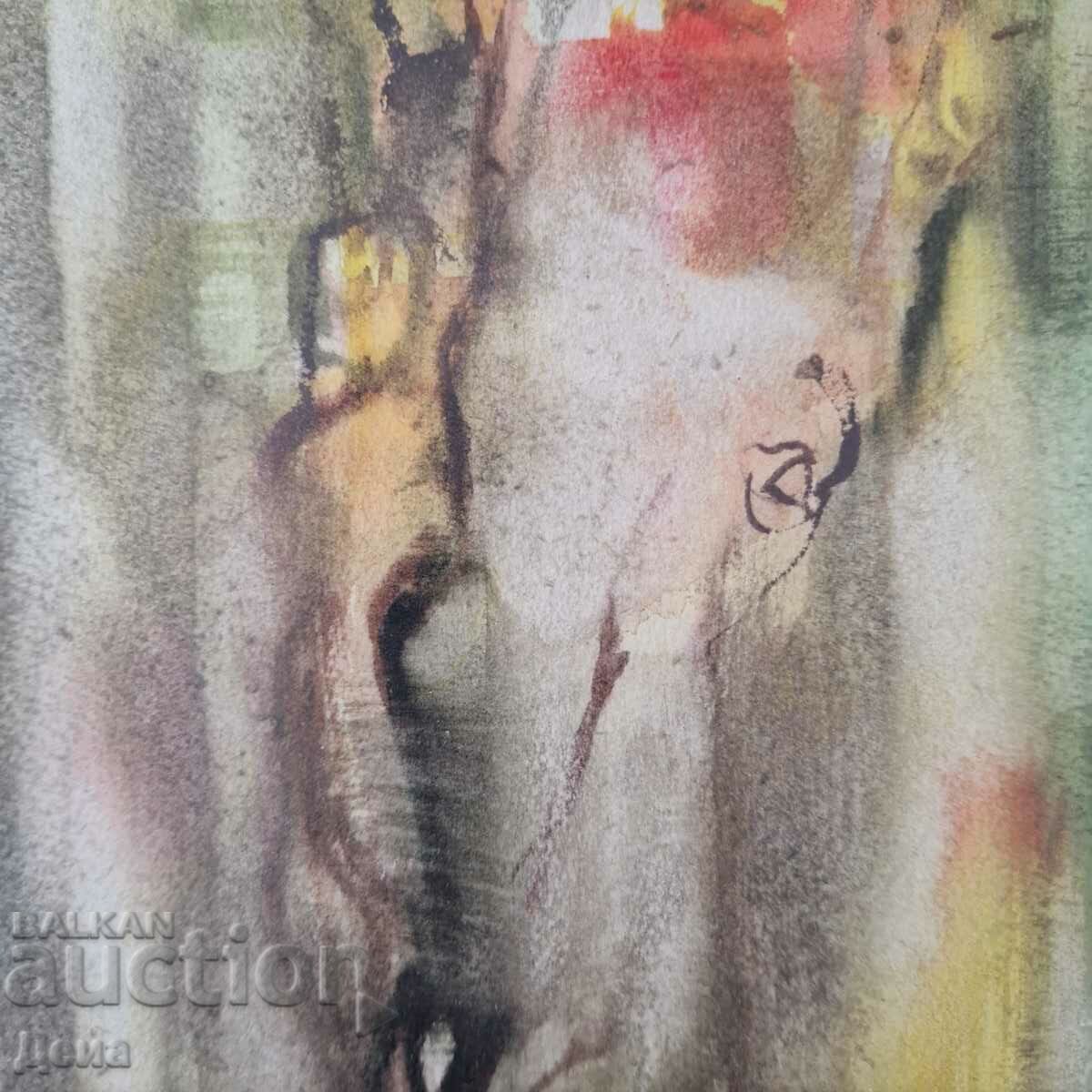 Grigoris Pimpas watercolor 1986 - 5 Grigoris Pimpas watercolor 1986 - 5