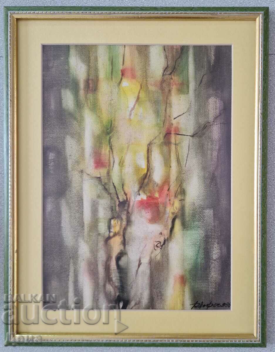 Grigoris Pimpas watercolor 1986