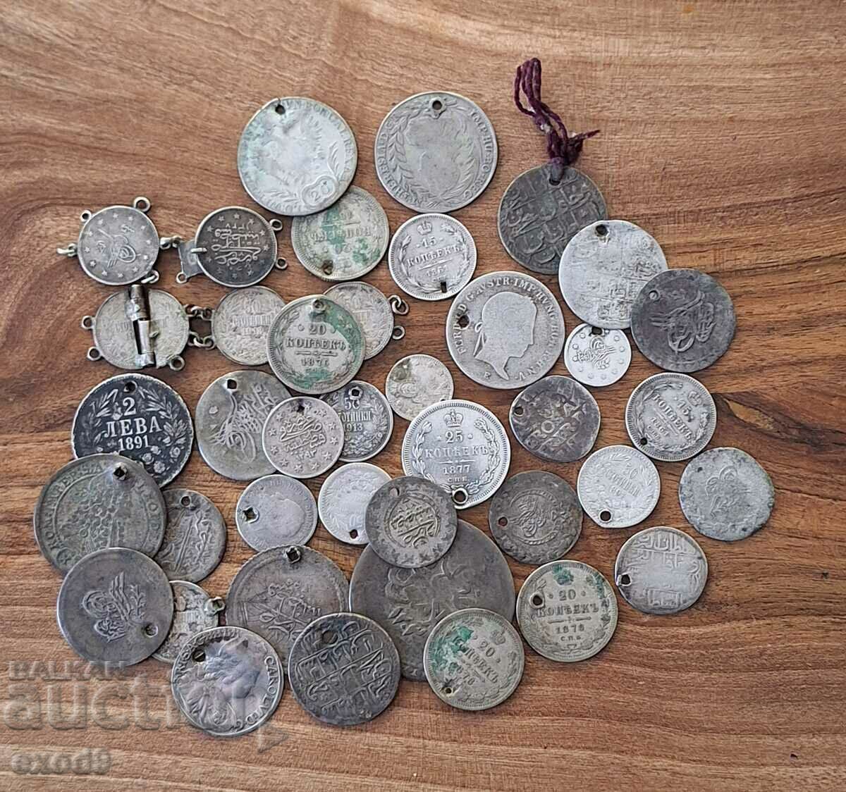 Large lot of silver coins / BZC!