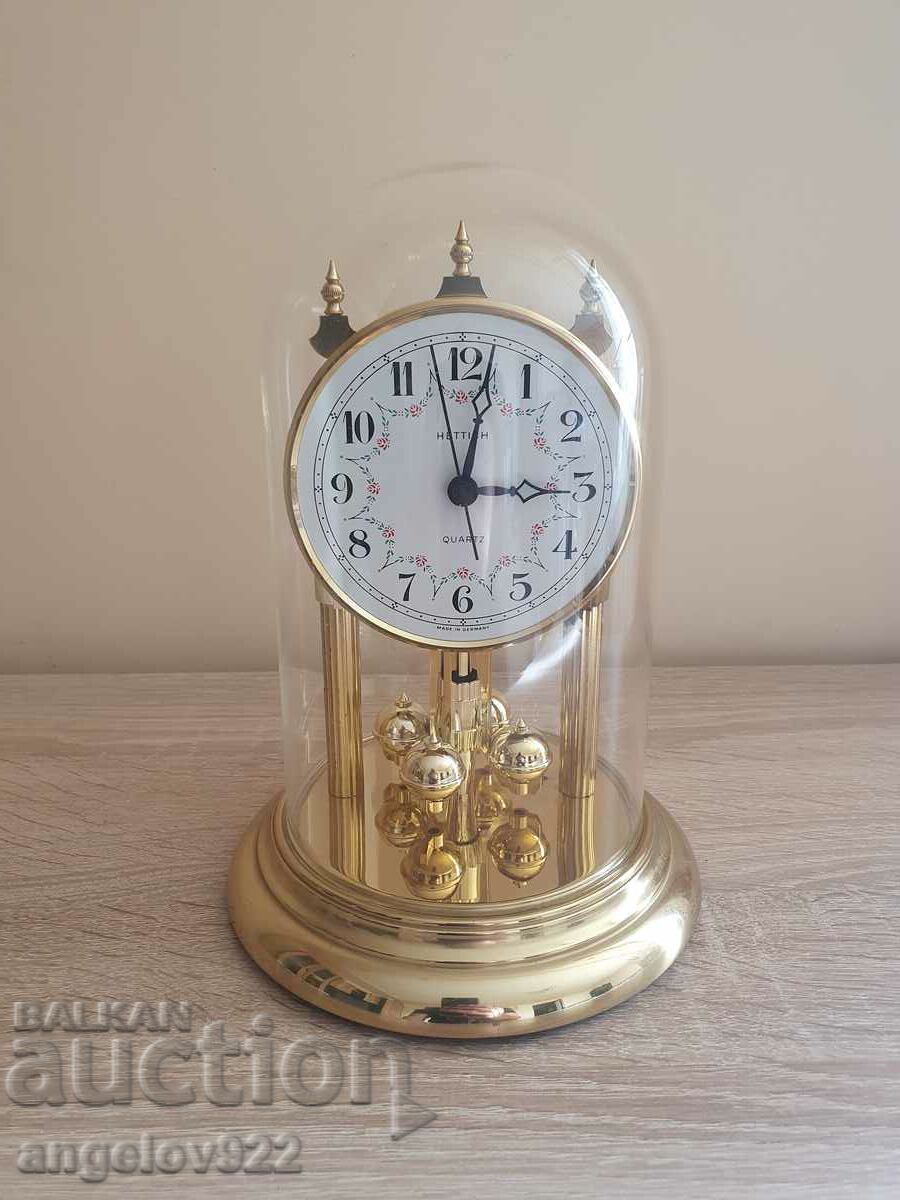 German table torsion clock HETTICH