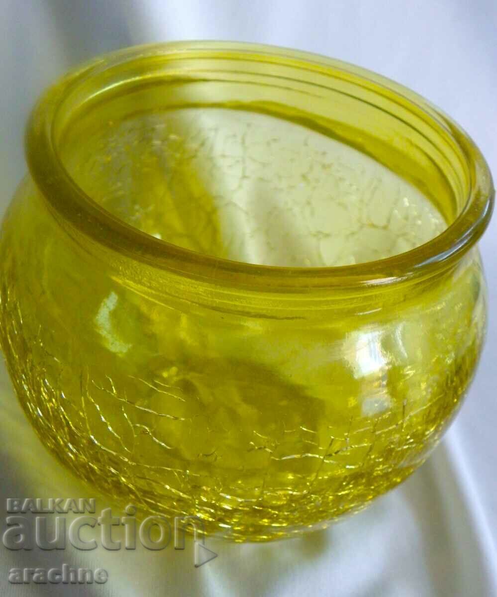 Livrarea Borcan britanic rar, cu lumină, din sticlă "crăpată", cu senzor Livrarea Borcan britanic rar, cu lumină, din sticlă "crăpată", cu senzor