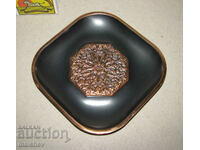 Souvenir wall copper plate Balkan 1970s, preserved