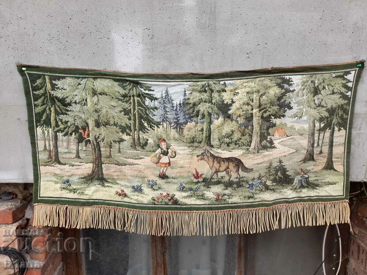 Old carpet The Red Riding Hood, wall covering with price 65.00 BGN | € 33.23 Old carpet The Red Riding Hood, wall covering with price 65.00 BGN | € 33.23