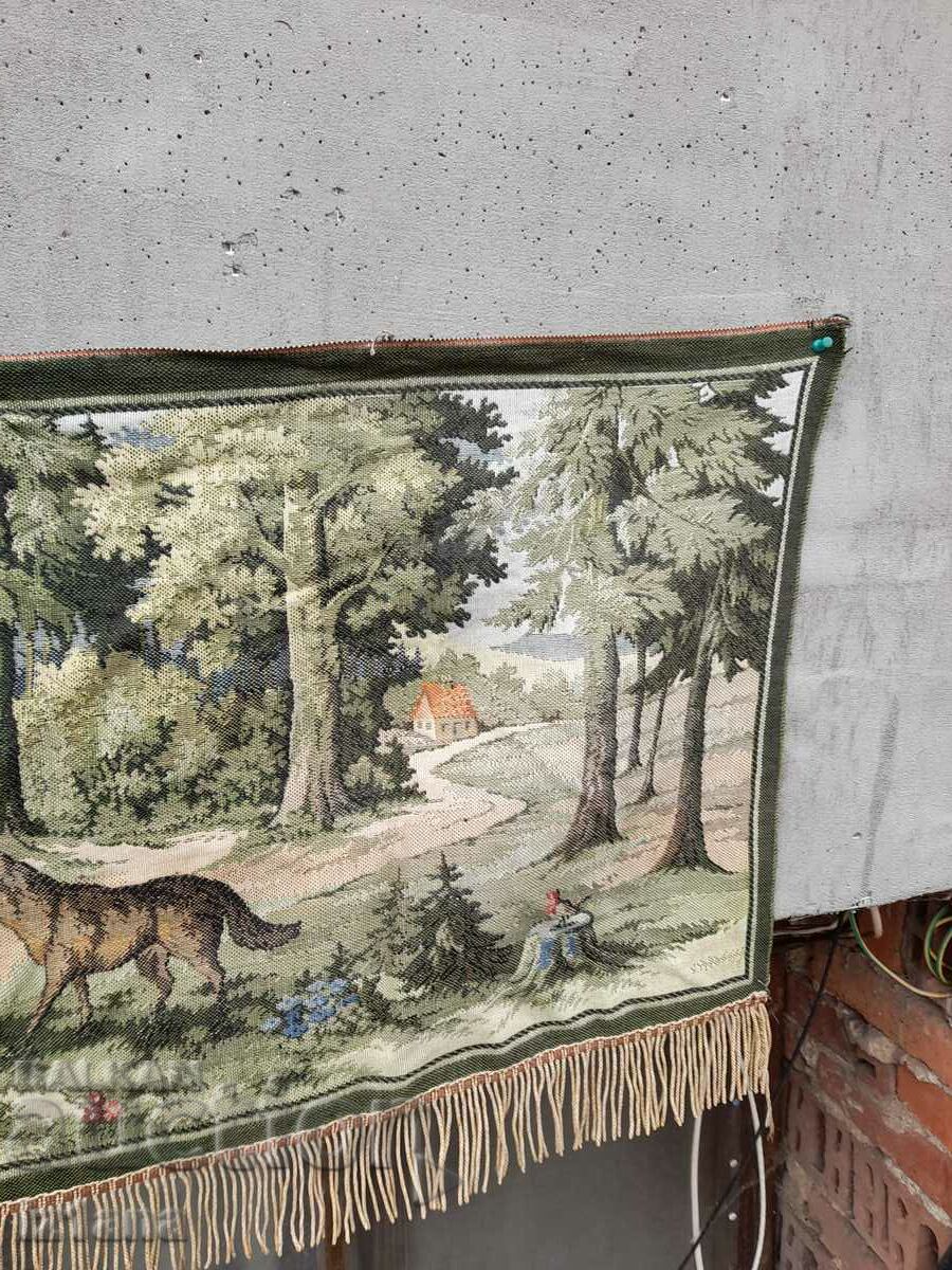 Old carpet The Red Riding Hood, wall covering - 5 Old carpet The Red Riding Hood, wall covering - 5