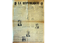 Вестник: "LA  REPUBLIQUE"