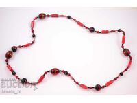 Women's necklace, necklace with coral