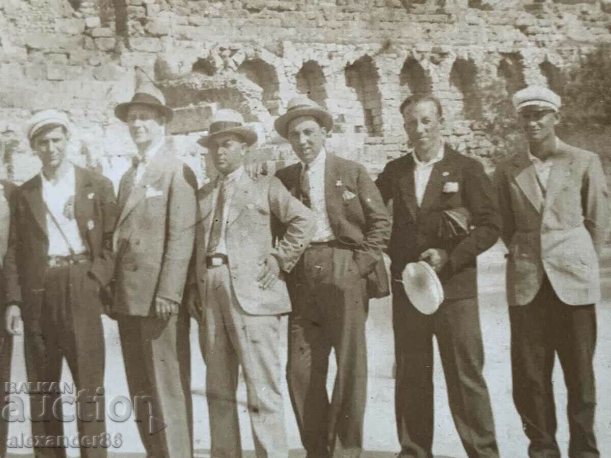 Доставка на Българи на Акропола 1930 г. стара снимка пътувала Доставка на Българи на Акропола 1930 г. стара снимка пътувала