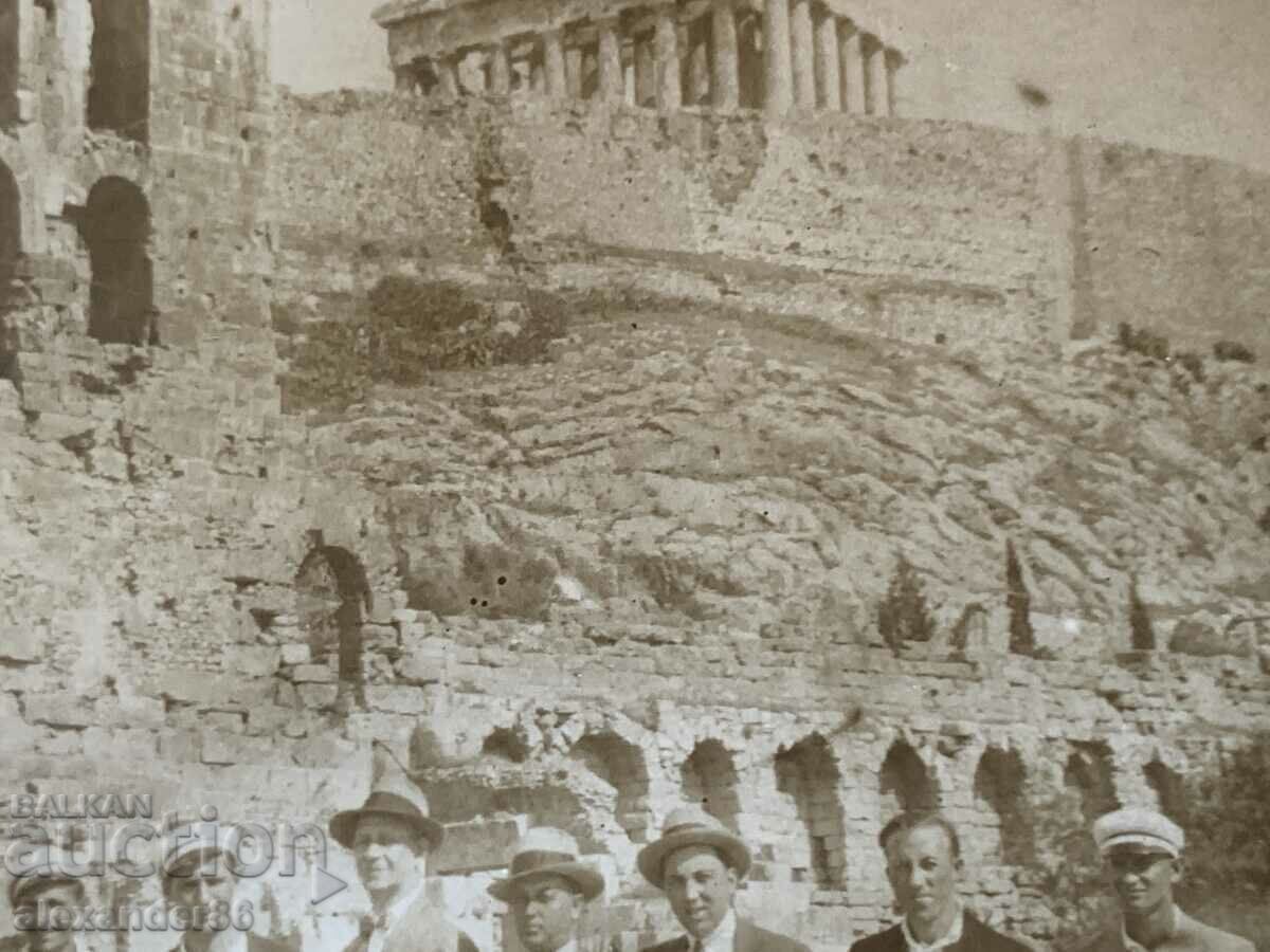 Българи на Акропола 1930 г. стара снимка пътувала - 5 Българи на Акропола 1930 г. стара снимка пътувала - 5