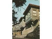 Bulgaria - PK - Sozopol, Old architecture, traveled