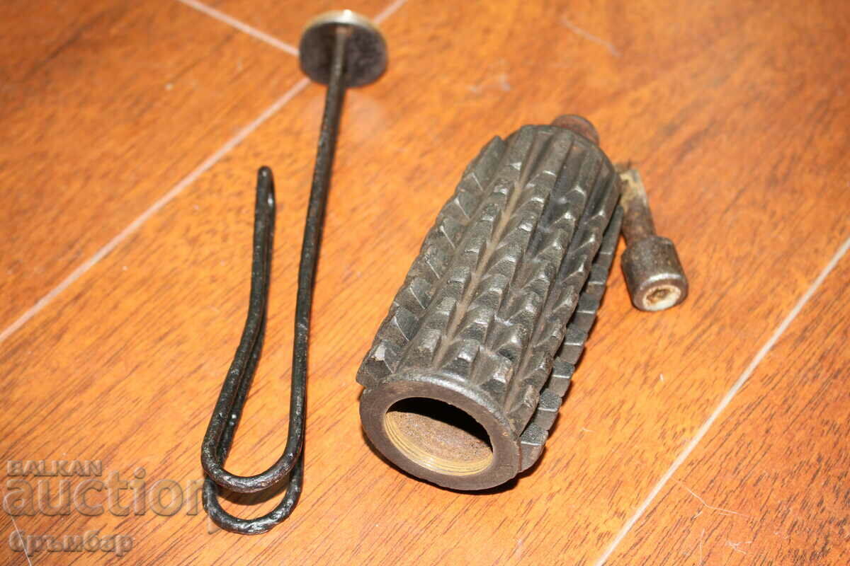 Αυστριακή ασφαλής χειροβομβίδα M15 - Zeitzunder. Α' Παγκόσμιος Πόλεμος - 6 Αυστριακή ασφαλής χειροβομβίδα M15 - Zeitzunder. Α' Παγκόσμιος Πόλεμος - 6