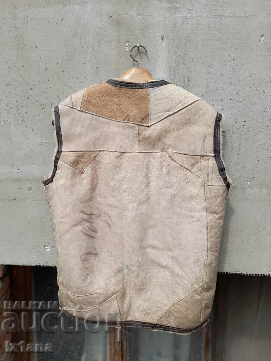 Căptușeală veche din piele naturală - 5