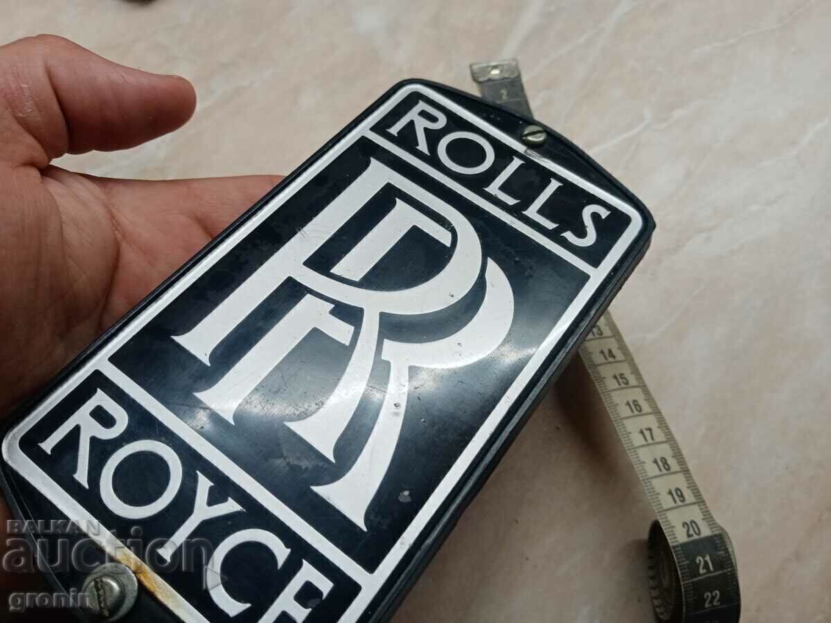 Έμβλημα, Rolls-Royce, Rolls-Royce, vintage πινακίδα, αυτόματο - 6 Έμβλημα, Rolls-Royce, Rolls-Royce, vintage πινακίδα, αυτόματο - 6